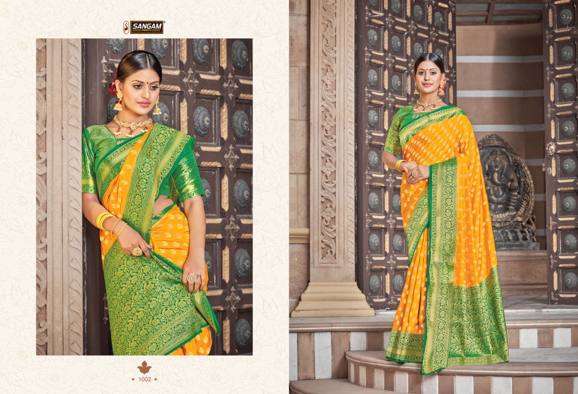 Sangam Madhubani Silk Latest Fancy Festive Wear Designer Silk Sarees Collection